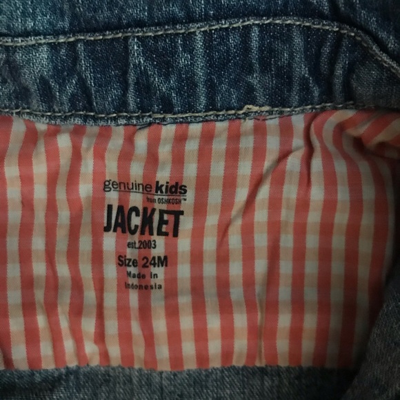 SOLD! 2 OshKosh Denim Jackets - Picture 7 of 9